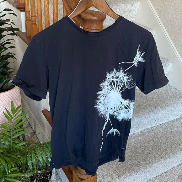 Ted Baker Cotton Graphic Dandelion Shirt - Picture 1 of 11